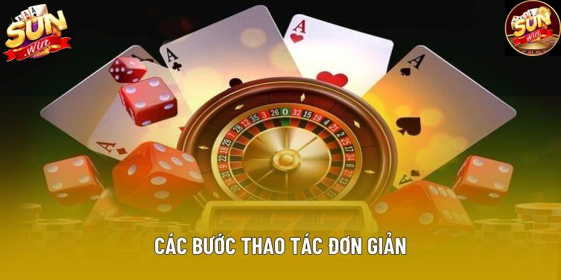 Các bước thao tác đơn giản Các bước thao tác đơn giản