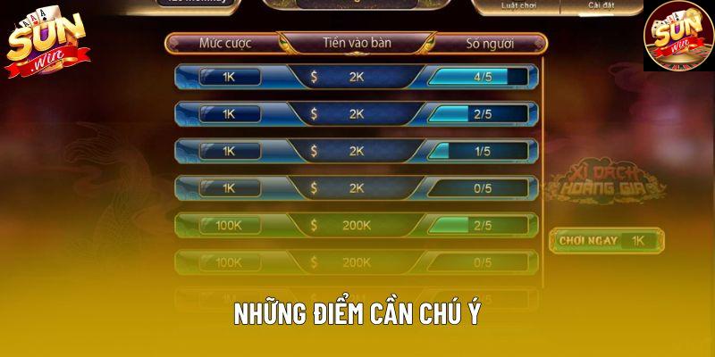 Những điểm cần chú ý Những điểm cần chú ý