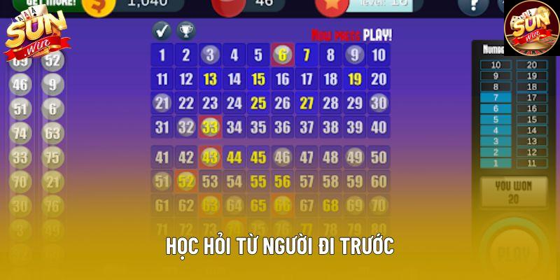 Học hỏi từ người đi trước