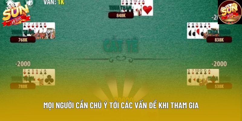 Mọi người cần chú ý tới các vấn đề khi tham gia