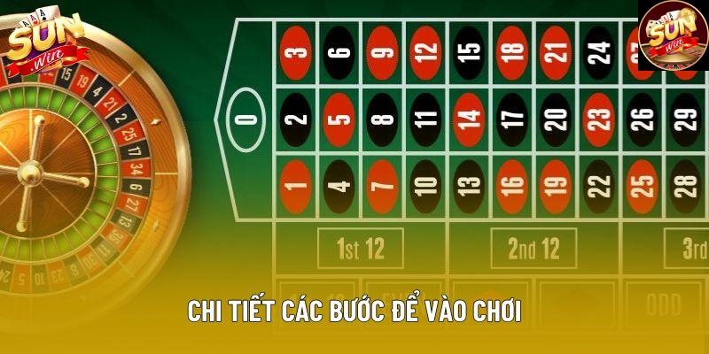 Chi tiết các bước để vào chơi Chi tiết các bước để vào chơi