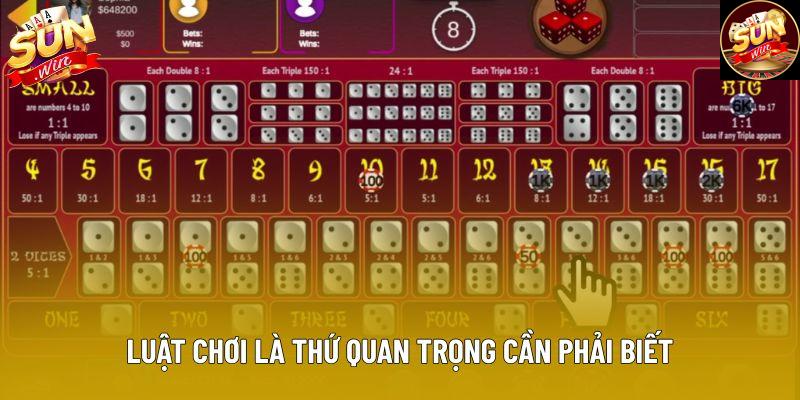 Luật chơi là thứ quan trọng cần phải biết