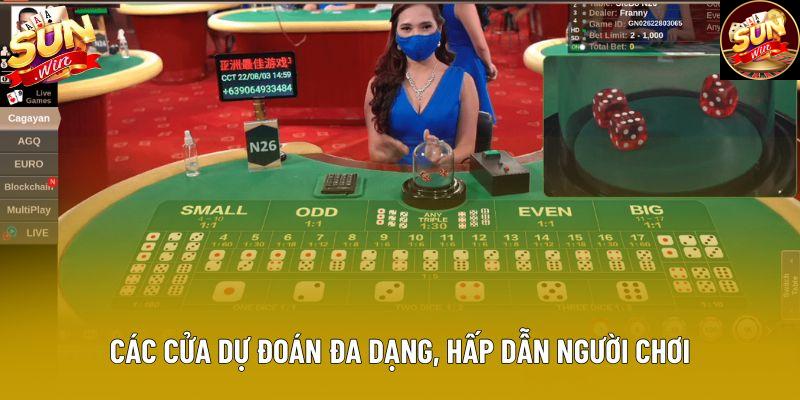 Các cửa dự đoán đa dạng, hấp dẫn người chơi Các cửa dự đoán đa dạng, hấp dẫn người chơi