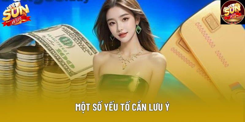 Một số yếu tố cần lưu ý Một số yếu tố cần lưu ý