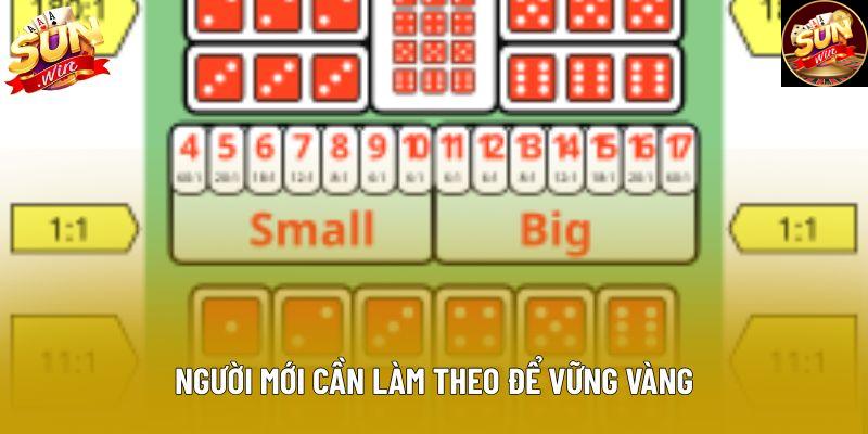 Người mới cần làm theo để vững vàng