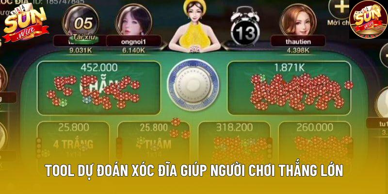 Tool dự đoán xóc đĩa giúp người chơi thắng lớn Tool dự đoán xóc đĩa giúp người chơi thắng lớn